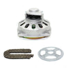 49cc Pocket Quad ATV Clutch Drum, Bell Housing, Chain & Sprocket