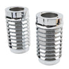 Harley Tour Road Street Tri Glide FLHR Chrome Retro Fork Boot Slider Covers