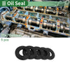 Oil Seal Rotary Shaft Seal NBR Rubber 35x70x8mm High Pressure Black