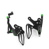 Kawasaki Z400 / Ninja 400 CNC Footrest System Green (2018-2023)