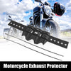 Universal Motorcycle Muffler Silencer Exhaust Guard Protector Black