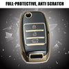 KIA Sorento, Carens (2013-2014) Black Silicone Key Fob Case Cover