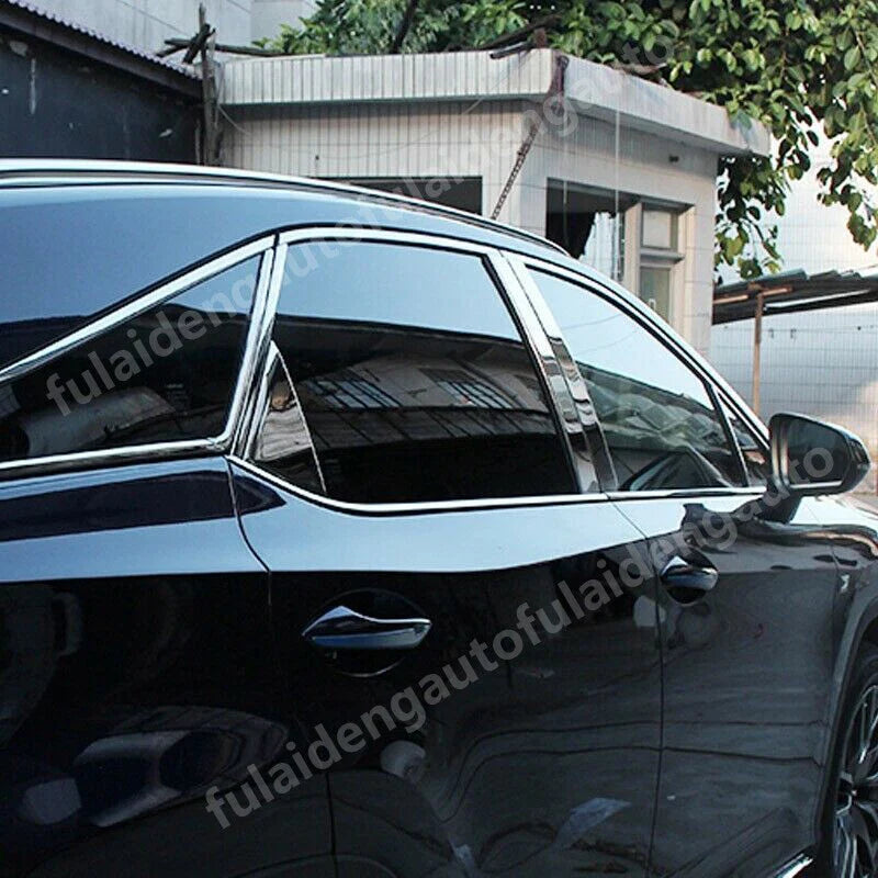 Lexus RX350 RX450H 14 pcs Stainless Side Window Pillars Post Cover Trim (2016–2022)