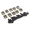Motorcycle 10 x CNC Moto M6 Body Fairing Bolts Fastener Clips