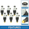Ford F-150 (1987-1990) 4.9L Fuel Injector 6 x Gray