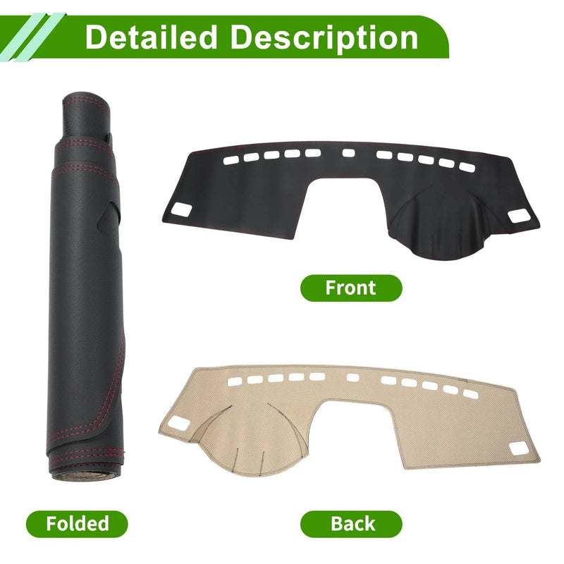 BMW X3 Dashboard Cover Mat Carpet Black Red (2006-2010)