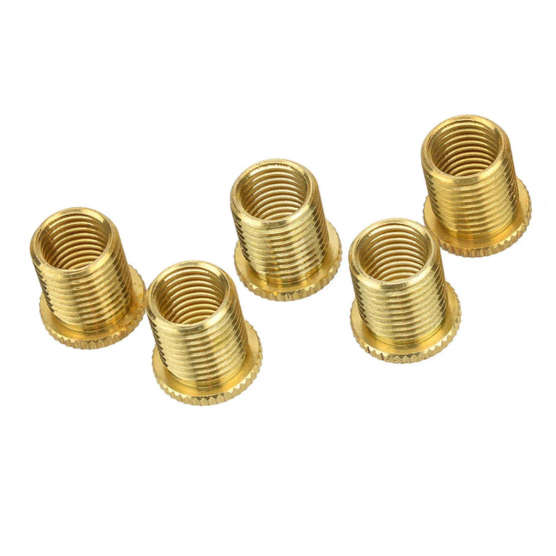 Universal Fit 5 x M10x1.25 Aluminum Gear Knob Thread Insert Nuts