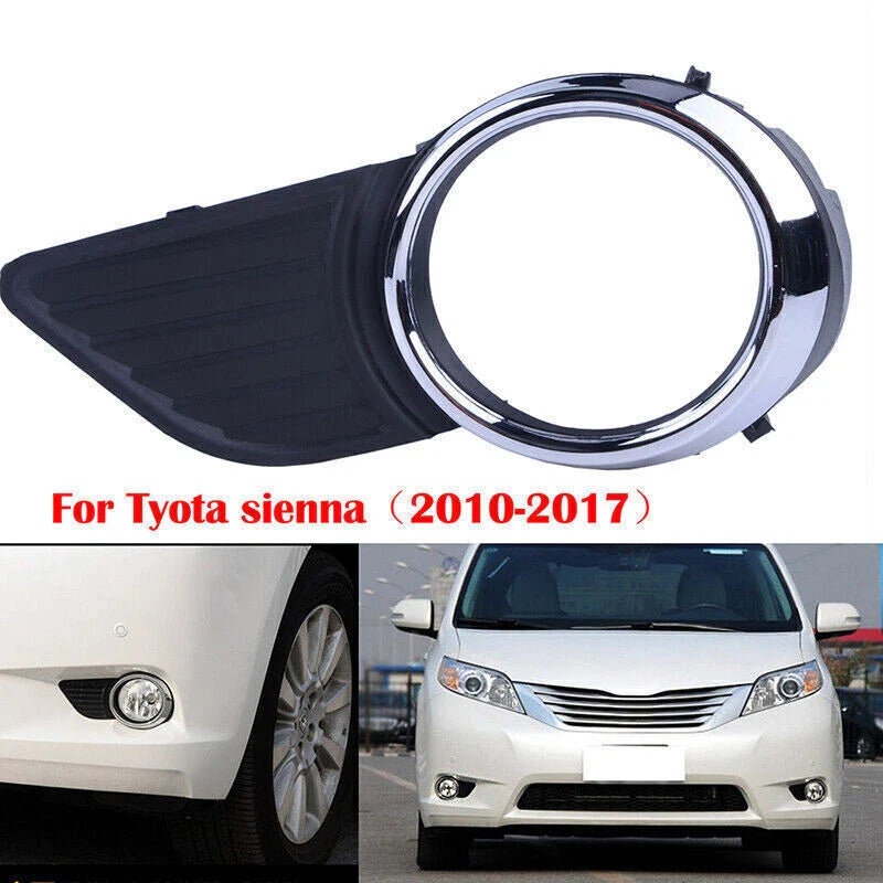 Toyota Sienna XLE LE - Black Trim Front Left Fog Light Cover (2011-2017)