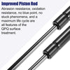Chevrolet Malibu Black Front Hood Lift Support Gas Struts (2008-2012)