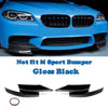 BMW F10 M5 Front Bumper Corner Splitter Lip Glossy Black (2011-2017)