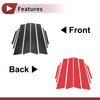Toyota Prius 8 x Carbon Fiber Car Door Pillar Window Trim (2023–2024)