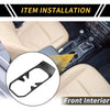 Jeep Gladiator JT (2020-2023) - Carbon Fiber Black Cup Holder Cover Trim