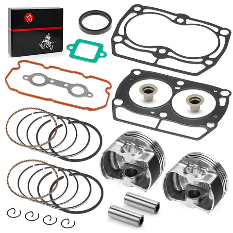 Polaris Ranger 800 RZR S 4 800 Top End Cylinder Piston Rings Gasket (2011–2017)