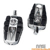 Harley Dyna Touring FLH FLT Zombie Skull Foot Pegs (2006-2023)