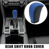Honda Civic Faux Leather Black Blue Gear Shift Knob Cover (2006-2011)