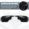 BMW E39 E46 Pair Rearview Mirror Cover Cap Black (1998 - 2005)