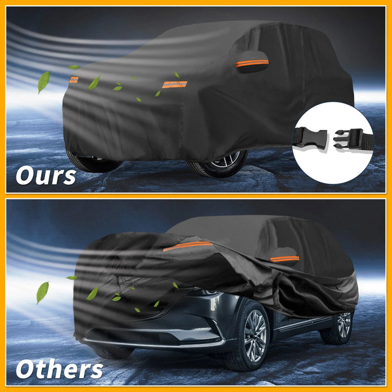 Mazda CX-9 Black 190T-PU Waterproof Car Cover (2016-2023)