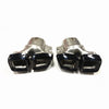 Mercedes ML W166 GL63 AMG 2 x Black Exhaust Pipe Muffler Tips (2012-2016)