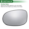Ford Ka Left Side White Convex Mirror Glass (2008-2017)