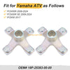 Yamaha YFZ450R 2 x Rear Wheel Hubs (2009–2024)