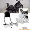 Harley Softail Slim FLSL FLHC FXBB Chrome 13.9" Sissy Bar Backrest (18-21)