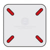 60mm Post, Rotates 360°, High Strength Aluminium Boat Seat Swivel Top