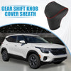 Kia Seltos (2021-2023) Black Red Stitches Gear Shift Knob Cover