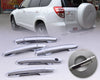 Toyota RAV4 10 x Triple Chrome Door Handle Cover Trim (2006-2023)