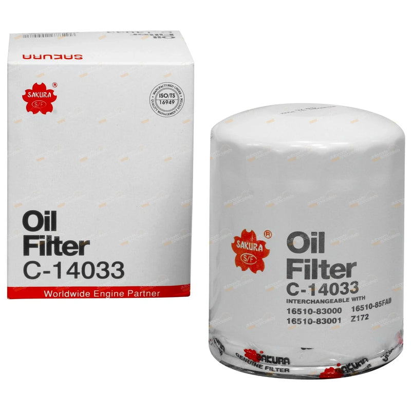 Sierra SJ50 SJ51T SJ70 SJ80 1.3L 4cyl Oil Filter (1984-1998)