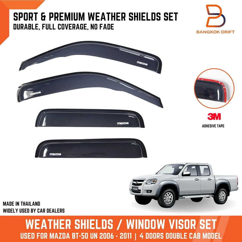 Mazda BT-50 Visor Shield Wind Deflector (2006-2011)