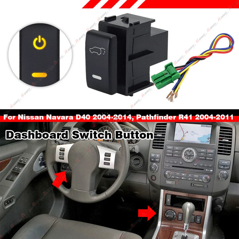 Nissan Patrol Titan Pathfinder Navara Amber Dashboard Control Switch Button