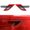 Land Rover Range Rover Sport Red Black Side Fender Mesh Grille (2014-2017)