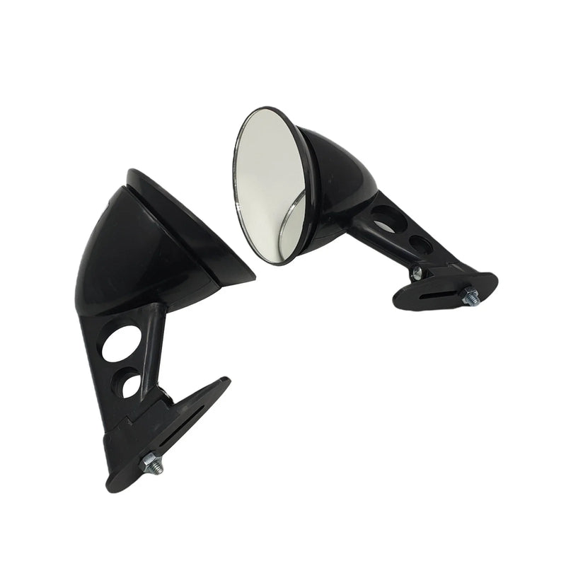 Universal Fit Black JDM Racing Sport Bullet Fender Side Mirror