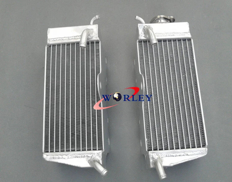 Honda CR250R Aluminum Radiator + Black Hose (1985-1987)