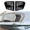 BMW F20 F21 (2011-2021) Black 2 x Rear Side Window Louver Trim Covers