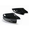 Mercedes Benz W212 W204 2 x Black Rear View Side Mirror Covers (2009-2016)