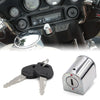 Honda CG125 Stainless Steel Motorcycle Steering Lock with 2 Keys (2000-2023)