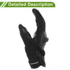 Motorcycle S / 1 Pair / Motorcycle Gloves Breathable Leather Outdoor Black