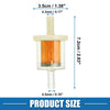 Motorcycle ATV 4pcs / 1/4 Inch / Gas Inline Fuel Filter