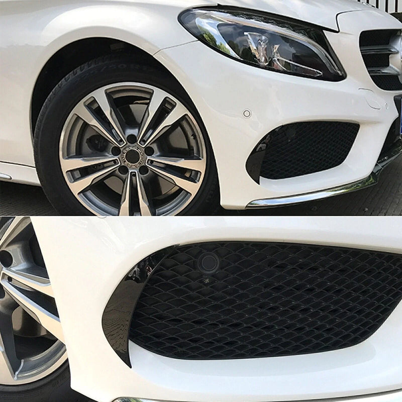 Mercedes Benz W205 Gloss Black Front Air Vent Trim Cover (2015-2018)