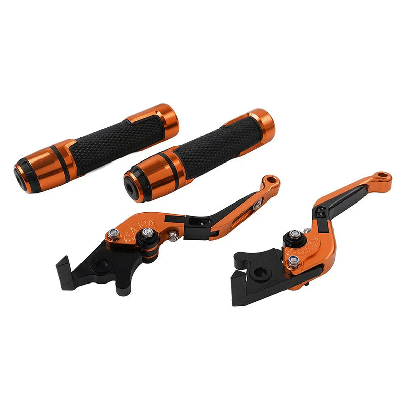 Honda ADV150 Orange Extendable Brake Clutch Levers Grip Set (2019-2020)