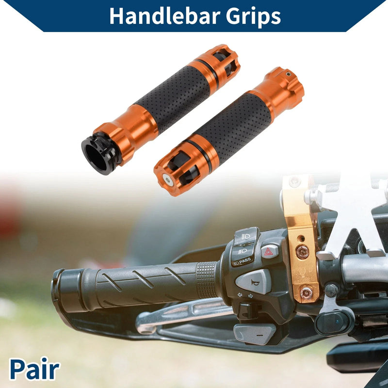 Grips / 23 x 23 mm / Motorcycle Hand Grips Cover Aluminum Alloy Orange