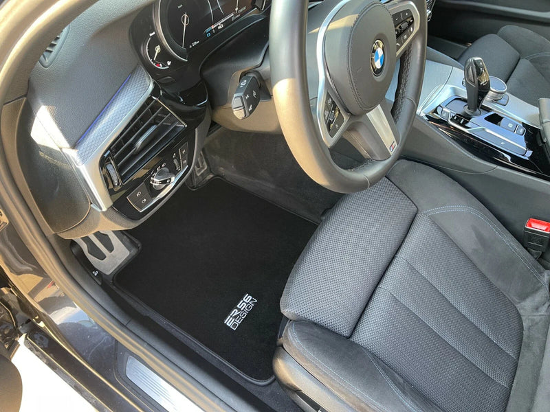 BMW 7 Series G12 Premium Black Tailored Floor Mats (2016-2023)