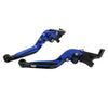 Yamaha MT-15 M-SLAZ XSR155 CNC Blue Extendable Brake Clutch Levers