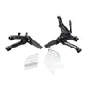 Honda CBR1000RR Black Front Driver Foot Pegs (2004-2007)