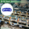 Oil Seal Rotary Shaft TPU 36x48x8mm High Pressure Blue 5 Pcs