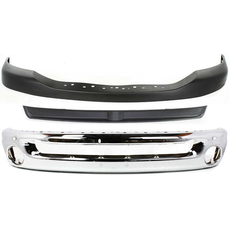 Front Bumper Kit Chrome For 06-08 Dodge Ram 1500