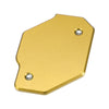 Honda - Black Yellow Aluminum Alloy Motorcycle Kickstand Pad