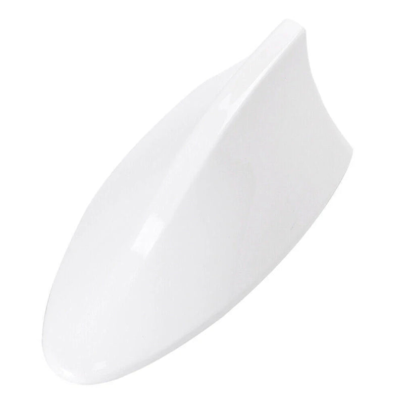 Car Radio Receiver FM / AM Universal White Shark Fin Roof Antenna