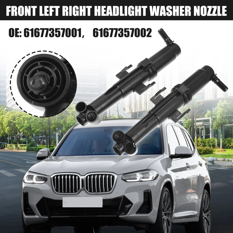 BMW X4 1 x Pair Front Left & Right Headlight Washer Nozzles (2015-2018)